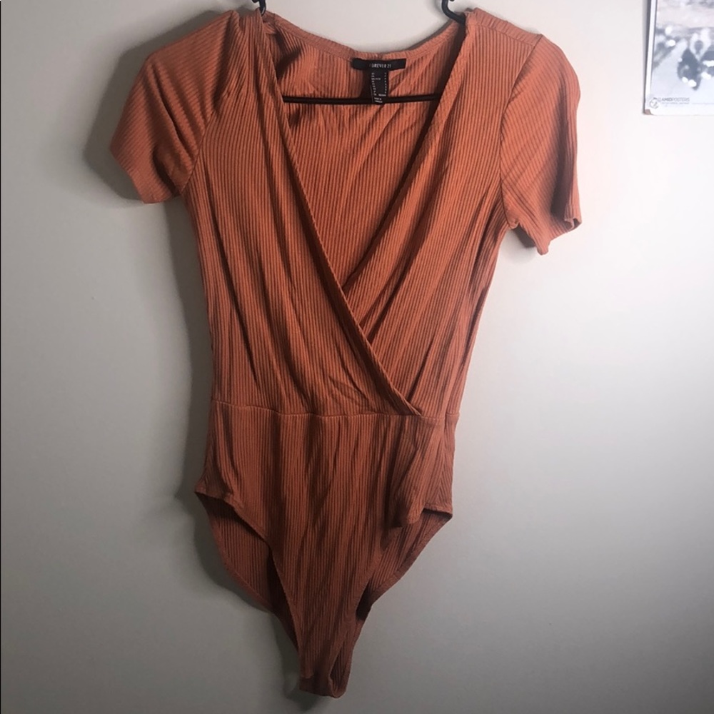Forever 21 One Piece Plunge Top